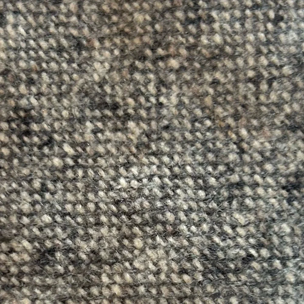 Gray Textured Cashmere Tie with Salt-and-Pepper Effect